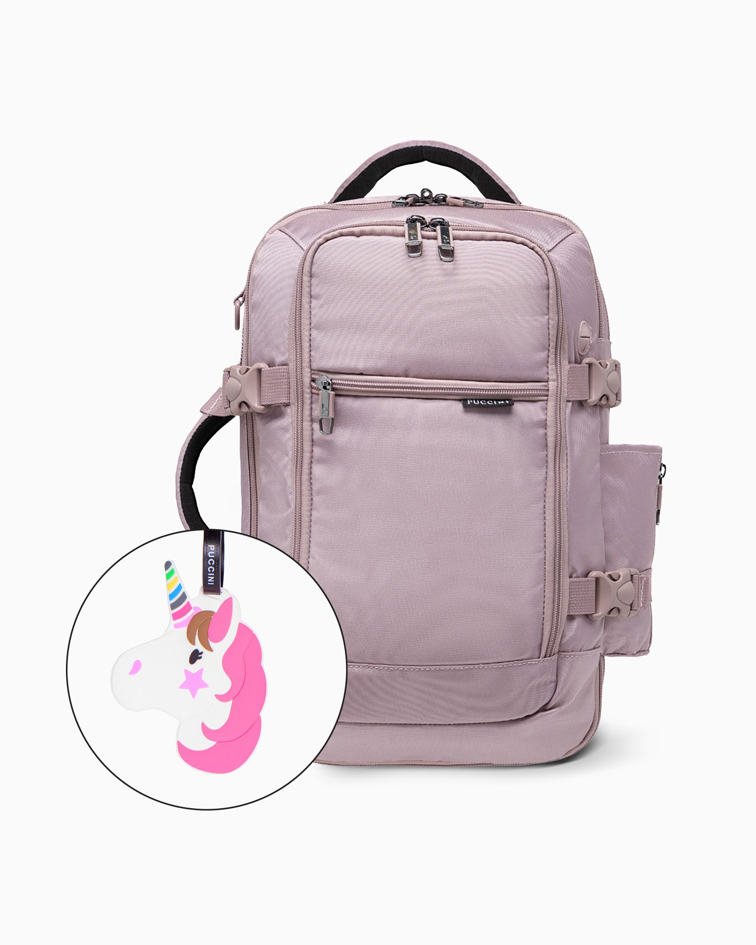 Набір рюкзак для літака + ідентифікатор для багажу єдиноріг