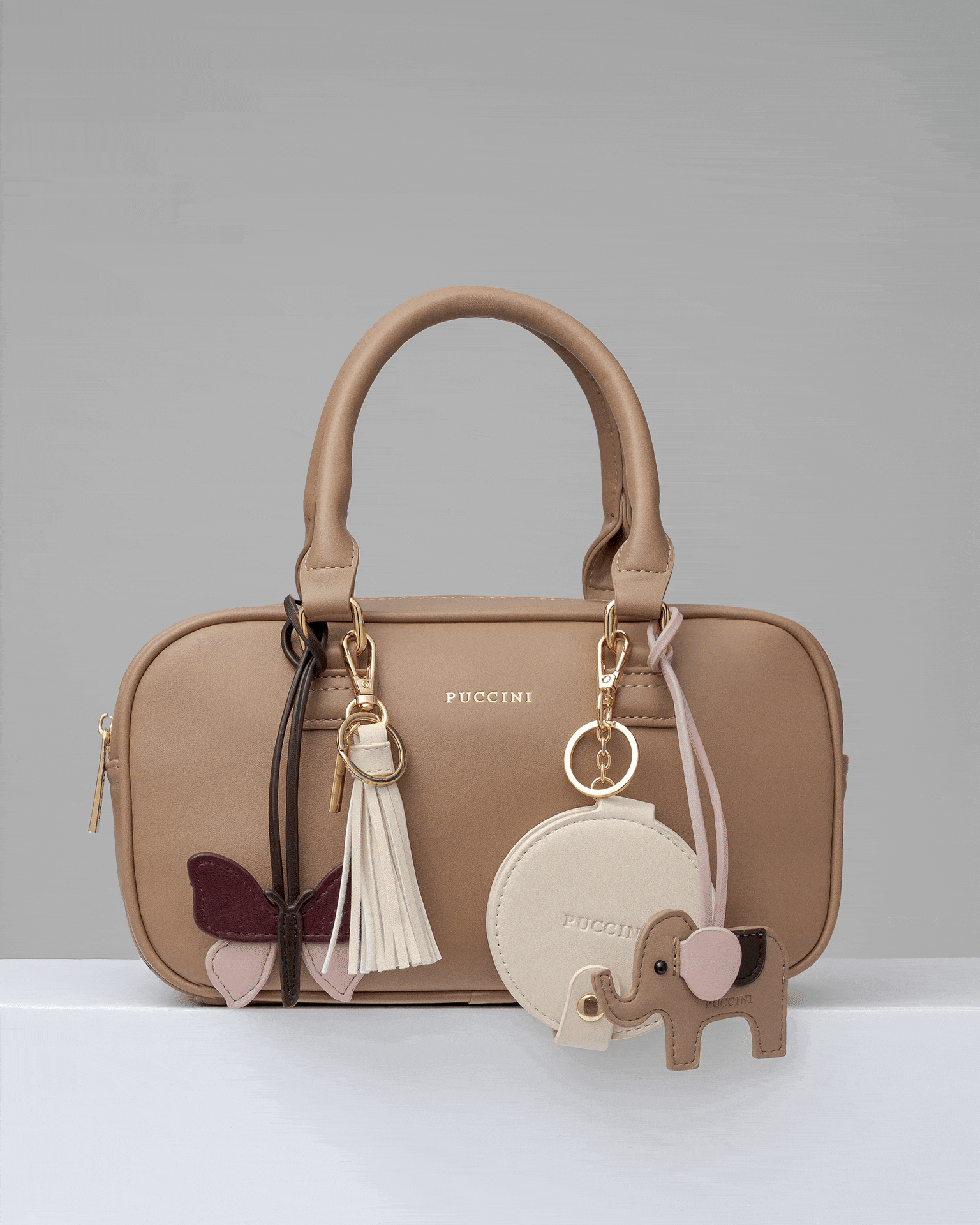 Брелок для сумки-сумка на замку фіолетовий